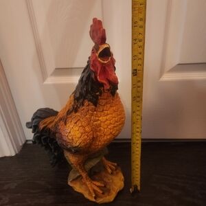 Colorful Rooster Figurine Vintage